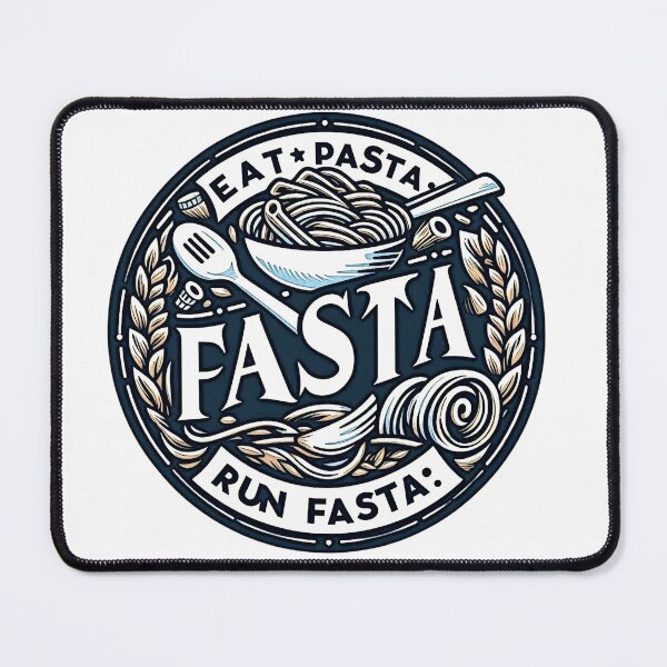 Item preview, Eat Pasta Run Fasta designed and sold by Gulyabani.