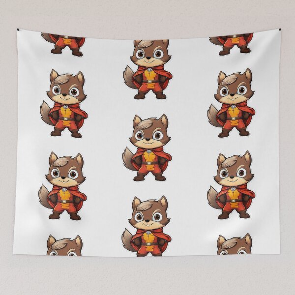 Item preview, Tail-Wind Warriors: Celebrate Squirrel Superheroes with Redbubble designed and sold by digizonebydas.