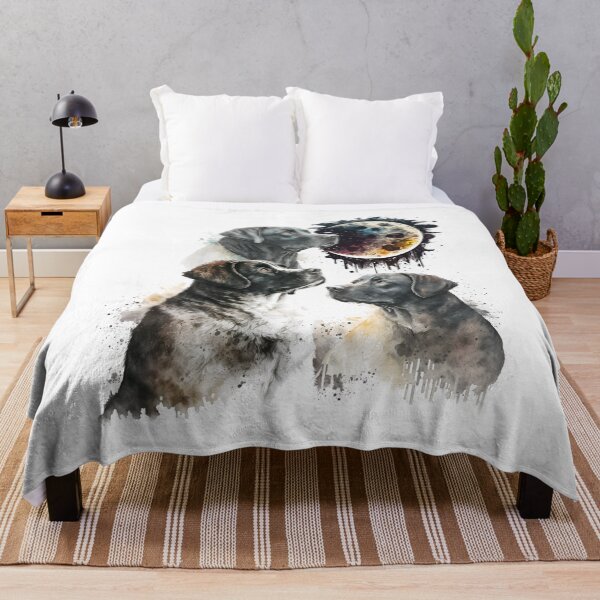 Item preview, Black Dudley Labrador Howling at the Moon Gift Cute Dudley Lab For Dog Lovers and Lab Owners designed and sold by HosvPrint .s.