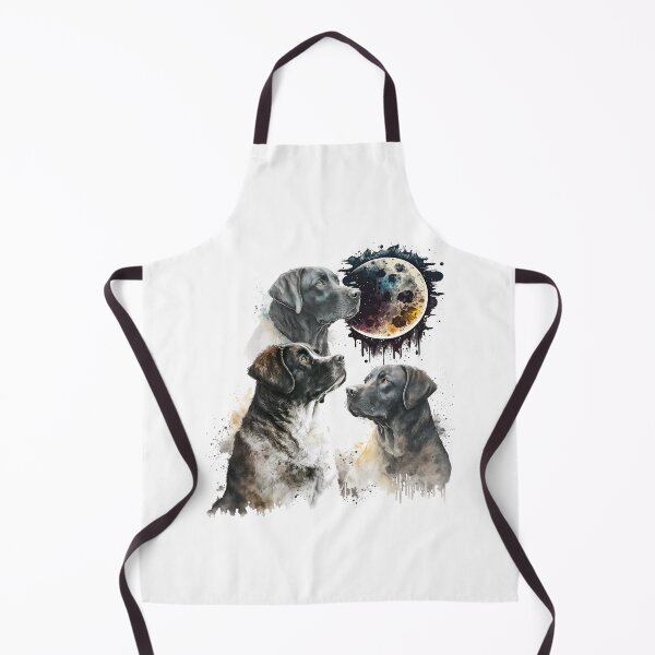 Item preview, Black Dudley Labrador Howling at the Moon Gift Cute Dudley Lab For Dog Lovers and Lab Owners designed and sold by HosvPrint .s.