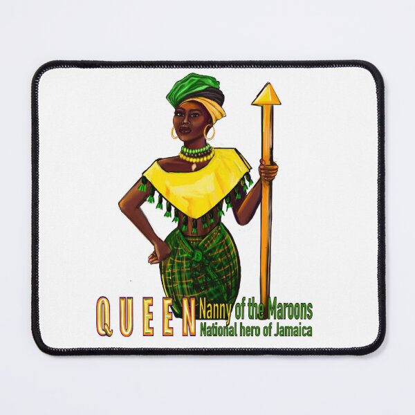 Item preview, Queen nanny of the Maroons Female Super Hero - national heroine of Jamaica designed and sold by Artonmytee.
