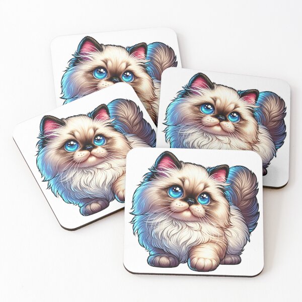 Item preview, Himalayan Kitten Illustration designed and sold by digital-savant.