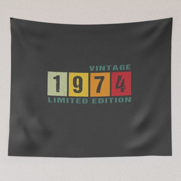 Item preview, Copie de Copie de Copie de Copie de Copie de Vintage Made in 1974  50 Years birthday of Being Awesome  designed and sold by Crea-mood.