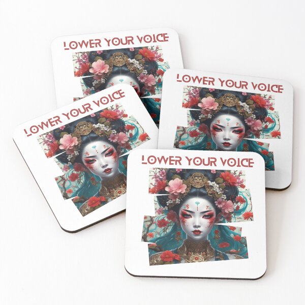 Item preview, Beautiful Japanese geisha with flowers designed and sold by Coolparrotgirl.