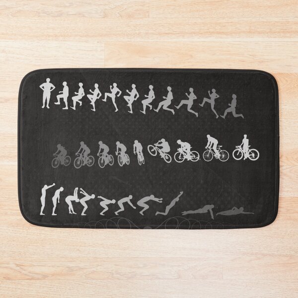 Item preview, sports sequences with female and male silhouettes designed and sold by FLIP-original.