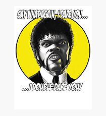 Jules quotes - Pulp Fiction Photographic Print