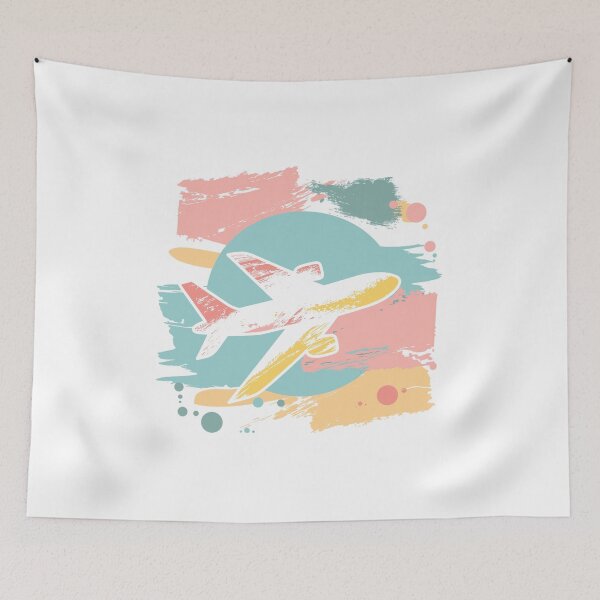 Item preview, Retro 80s Style Airplane designed and sold by RetroPrints.