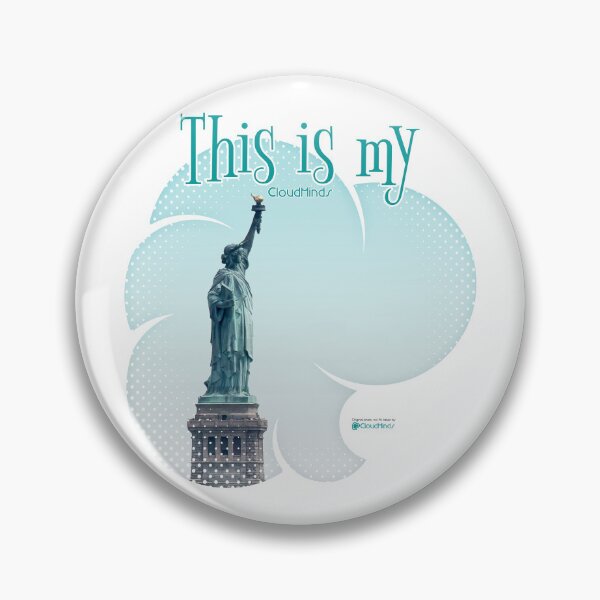 Item preview, This is my CloudMinds - New York Statue of Liberty - white designed and sold by CloudMindsCM.