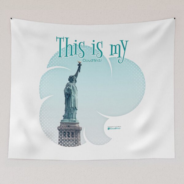 Item preview, This is my CloudMinds - New York Statue of Liberty - white designed and sold by CloudMindsCM.