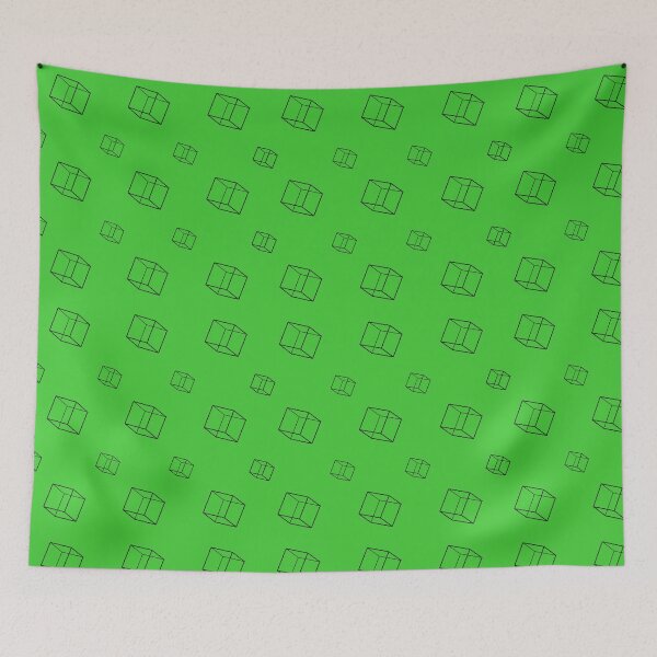 Item preview, Minimalist Geometric Elegance: Abstract Cube Pattern designed and sold by Suzana Djordjevic.