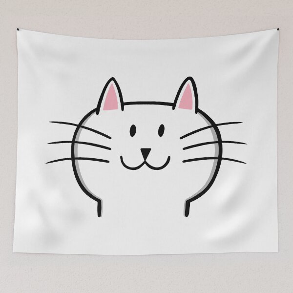 Item preview, Cute Cat Face designed and sold by designwrites.