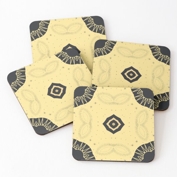 Item preview, Abstract Pattern Black and Gold Geometric designed and sold by FlakeyBiscuit3.