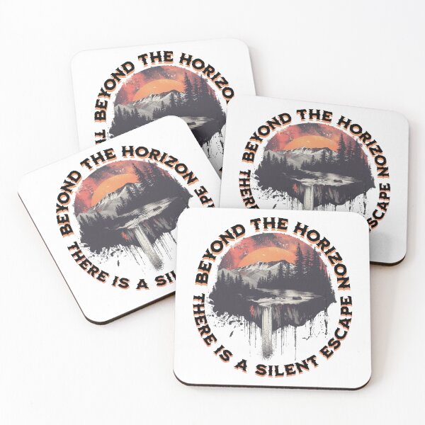 Item preview, Beyond the horizon, there is a silent escape. designed and sold by jean giosi.