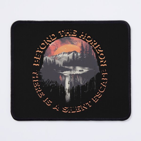 Item preview, Beyond the horizon, there is a silent escape. designed and sold by jean giosi.