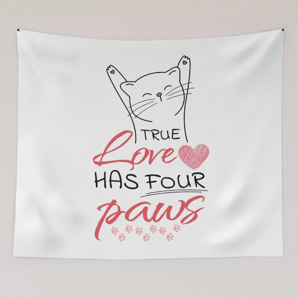 Item preview, True Love Has Four Paws  designed and sold by Psycho-Crazy.