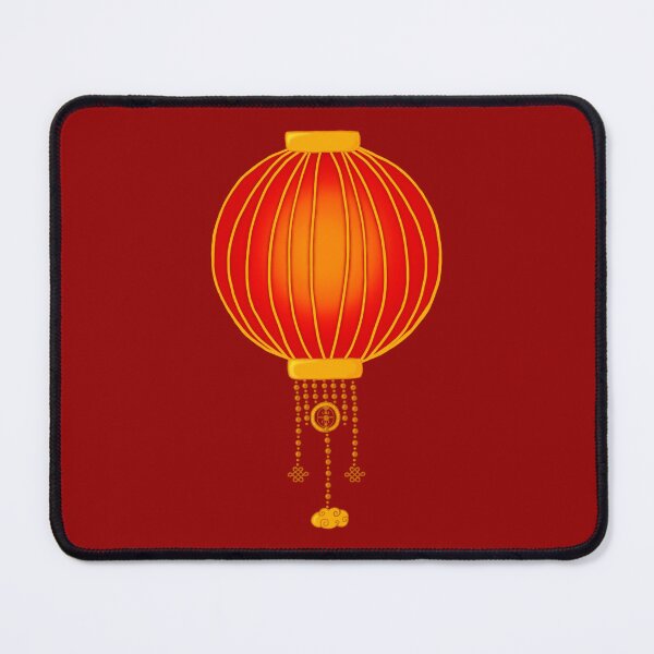 Item preview, Red and gold Chinese lantern designed and sold by Pandaerable.