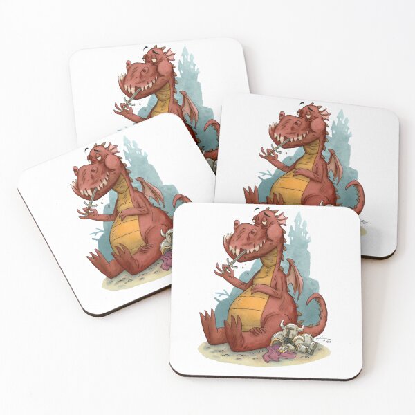 Item preview, Dragon eating knight designed and sold by helbe-artist.