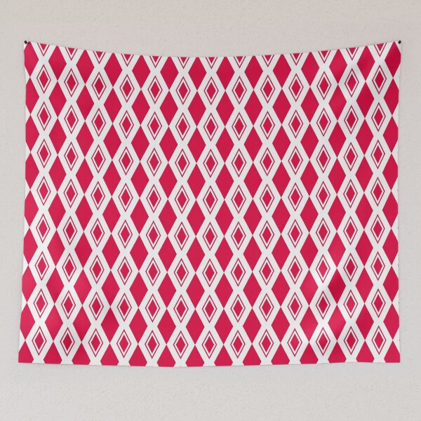 Item preview, Pattern - Red Rhombuses designed and sold by Ederson D'Mind.