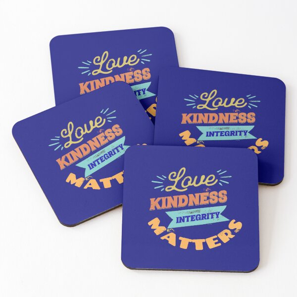 Item preview, Love Kindness Integrity matters designed and sold by TheRightHonMP.