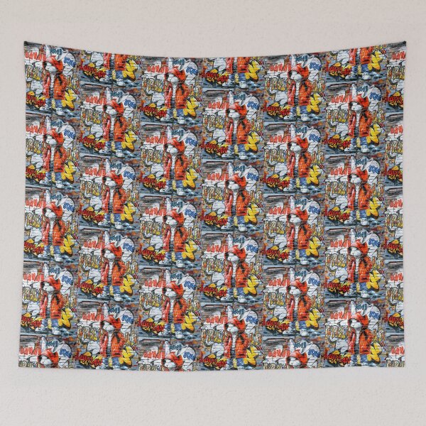 Item preview, Urban Rabbit in Graffiti Wonderland designed and sold by Galusik.
