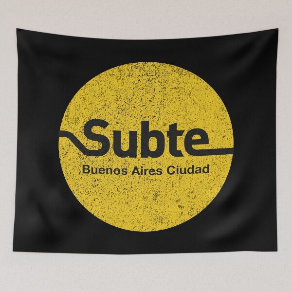 Item preview, Subte de Buenos Aires Subway Underground Metro Train Logo designed and sold by Maljonic.
