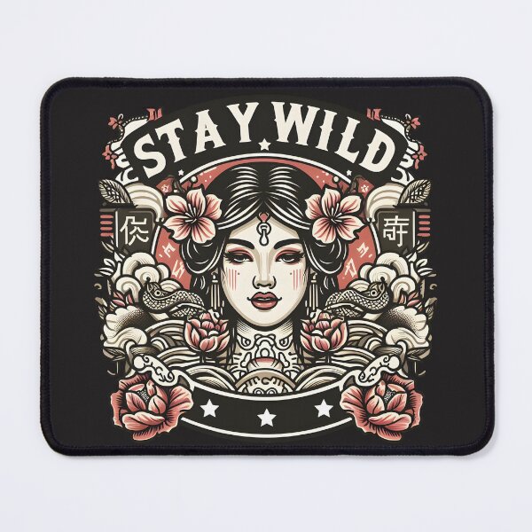 Item preview, Stay Wild - feminist and floral design designed and sold by LV-creator.