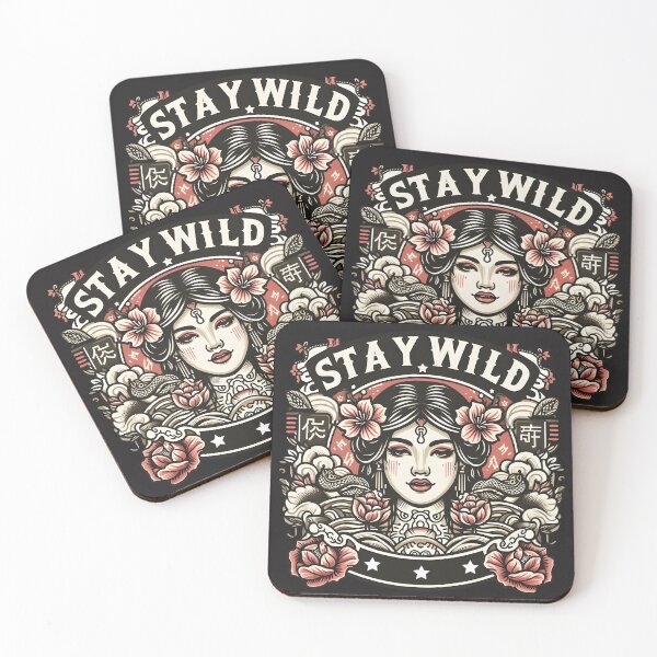 Item preview, Stay Wild - feminist and floral design designed and sold by LV-creator.