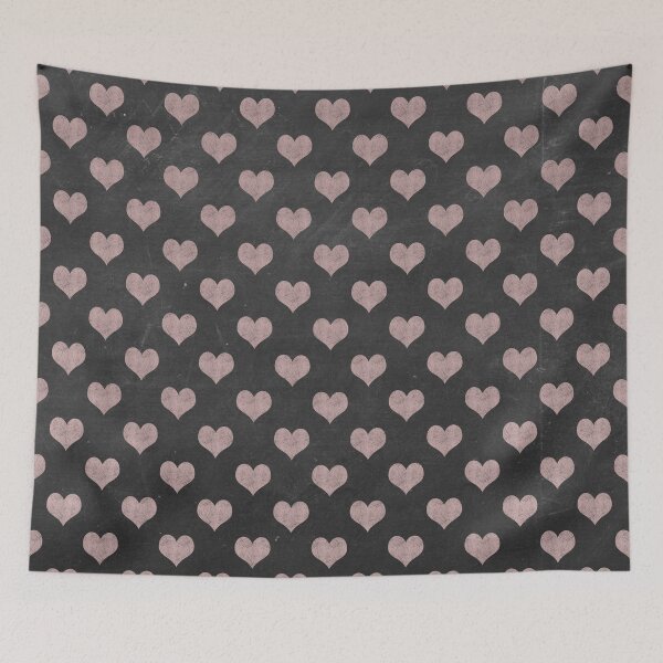 Item preview, Pink Chalk Heart Pattern designed and sold by Diana377.