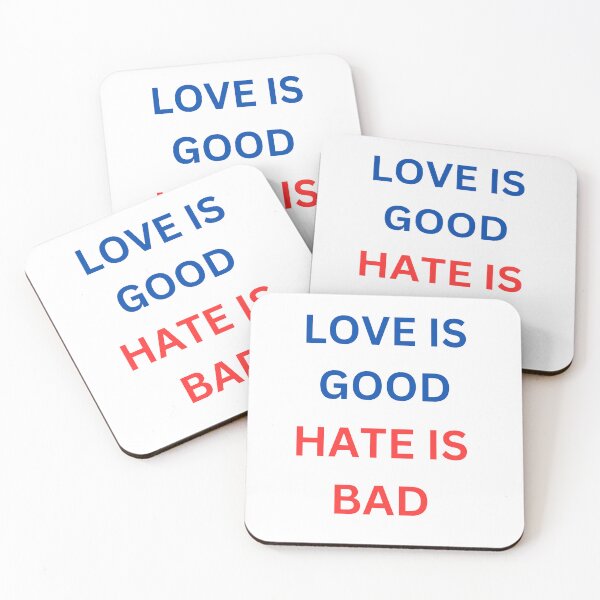Item preview, LOVE GOOD HATE BAD designed and sold by Steven  LaRussa.