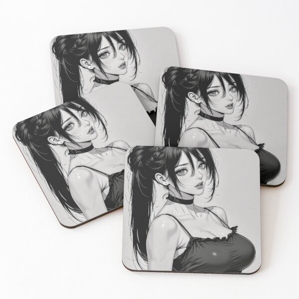 Item preview, Cute Lady in Cute Dress Black/White  designed and sold by NPC-Trader.