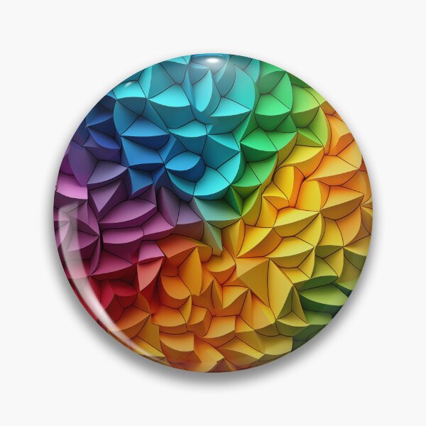 Artikelvorschau, DMT-Kunst ... Regenbogen-Tessellation entworfen und verkauft von TheGlassPortal.