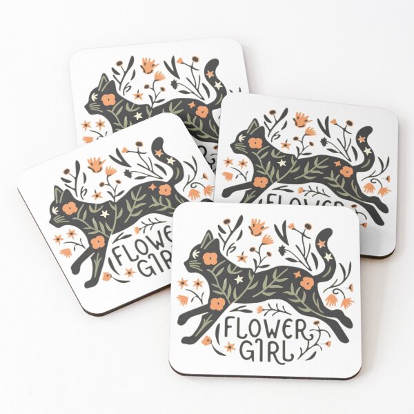 Item preview, Beautiful Flower Cat Girl designed and sold by PlanetMarker.