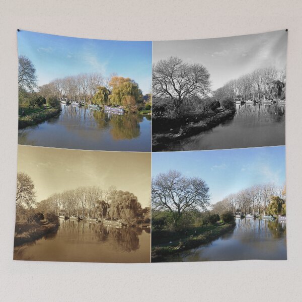 Item preview, River Thames at Lechlade montage designed and sold by paulboizot.