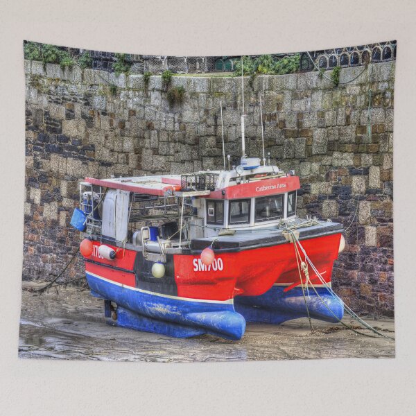 Item preview, Catherine Anne Boat Newquay Harbour  designed and sold by Londonimages.