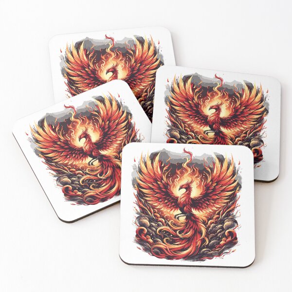 Item preview,  Mythical Phoenix Rising from Flames designed and sold by IWEARUWEAR.