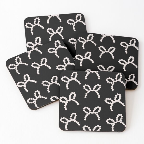 Item preview, Pearl Bow Black White Aesthetic Pattern designed and sold by Got2BSnazzy.
