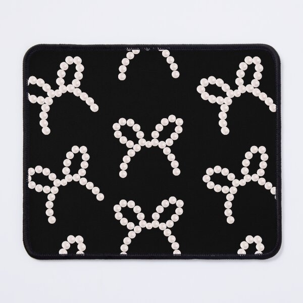Item preview, Pearl Bow Black White Aesthetic Pattern designed and sold by Got2BSnazzy.