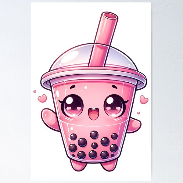 Item preview, Kawaii Boba Tea. Cute chibi Bubble Tea designed and sold by Unitepeople.