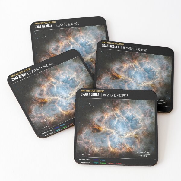 Item preview, NASA's James Webb Space Telescope Crab Nebula NGC 1952 Picture designed and sold by TouringDesigns.