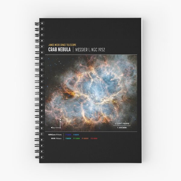 Item preview, NASA's James Webb Space Telescope Crab Nebula NGC 1952 Picture designed and sold by TouringDesigns.