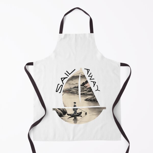 Item preview, Sail away, geisha is paddling designed and sold by Coolparrotgirl.