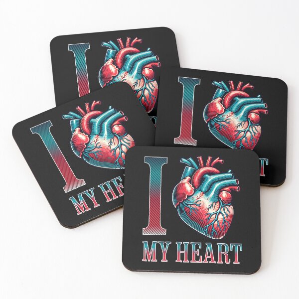 Item preview, I Love My Heart (Heart Health Month February) designed and sold by SeledineArt.