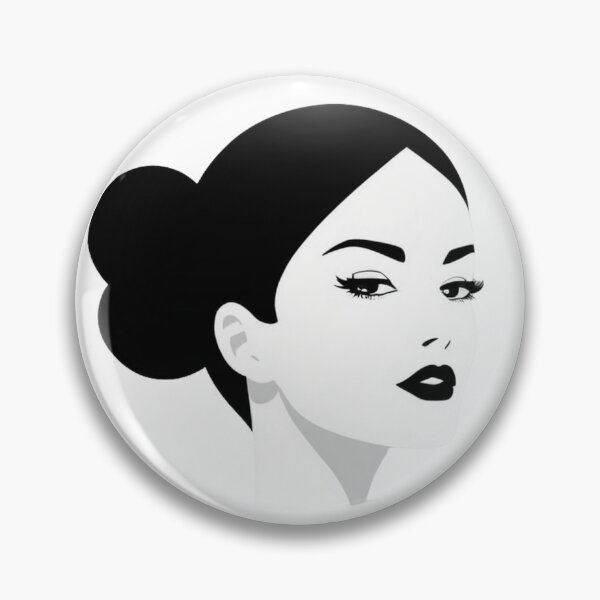 Item preview, Beautiful woman with ponytail hairstyle designed and sold by Lufka.