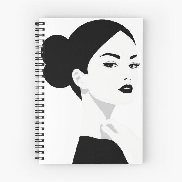 Item preview, Beautiful woman with ponytail hairstyle designed and sold by Lufka.