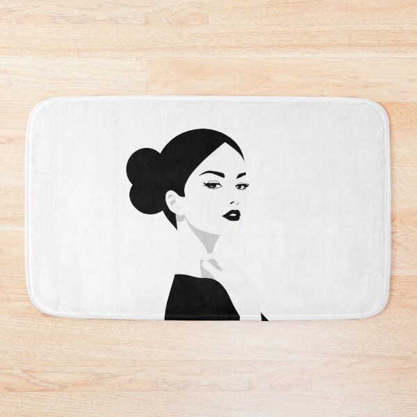 Item preview, Beautiful woman with ponytail hairstyle designed and sold by Lufka.