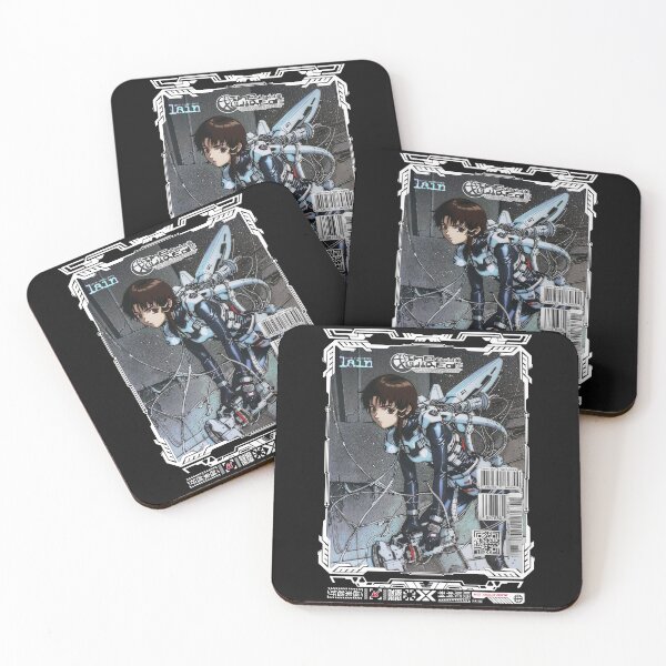 Item preview, Serial Experiments Lain, The Wired, Virtual Girl, Black and White designed and sold by Kai Multiverse.