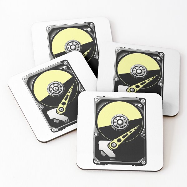 Item preview, Computer Hard Drive Colour Collection in Yellow designed and sold by Andrew Frelas.