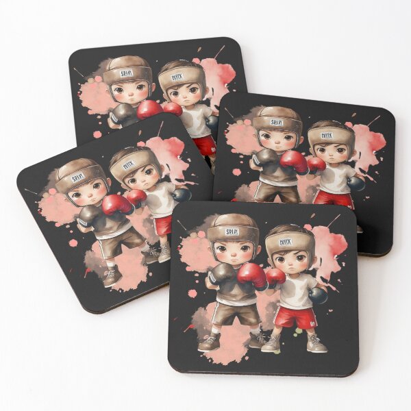 Item preview, Little Boxers 02: Fight in Sepia and Red. designed and sold by NewtBoo.