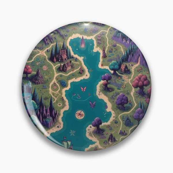 Item preview, Mystic Cove Map designed and sold by WiltedCabbage.