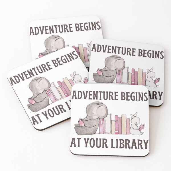 Item preview, Adventure Begins At Your Library Summer Reading 2024 Animals designed and sold by Manara  -Art.